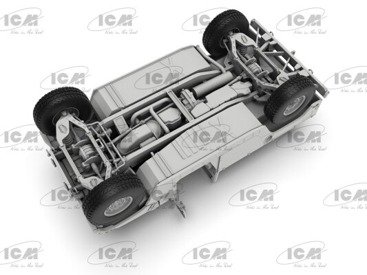 Збірна модель 1/35 Бронеавтомобіль Humvee M1097A2 ICM 35435 детальное изображение Автомобили 1/35 Автомобили