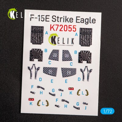 F-15E Strike Eagle 3D interior decal for Revell kit 1/72 KELIK K72055 детальное изображение 3D Декали Афтермаркет