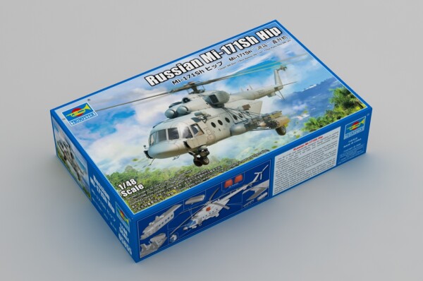 Збірна модель 1/48 Вертоліт Мі-171Sh Hip Trumpeter 05855 детальное изображение Вертолеты 1/48 Вертолеты