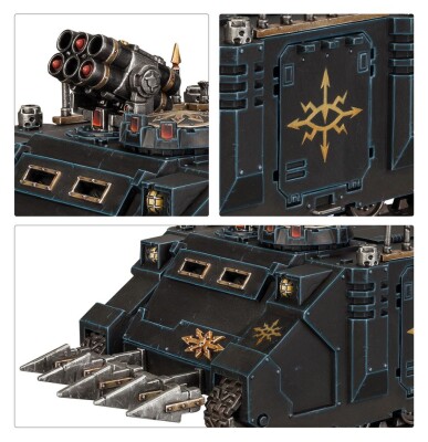 Игровой набор Warhammer 40000 - CHAOS SPACE MARINES - HELLFORGED WARBAND детальное изображение Космический Десант Хаоса Армии Хаоса