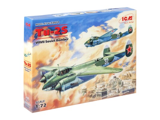 Збірна модель 1/72 Літак Ту-2С ICM 72031 детальное изображение Самолеты 1/72 Самолеты