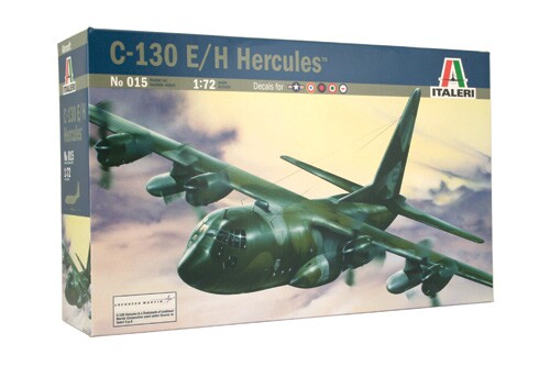 Сборная модель 1/72 Самолет C-130 E/H Геркулес Италери 0015 детальное изображение Самолеты 1/72 Самолеты