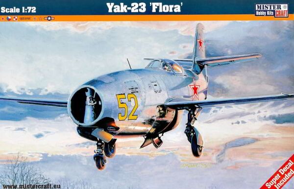 Yak-23 Flora. детальное изображение Самолеты 1/72 Самолеты