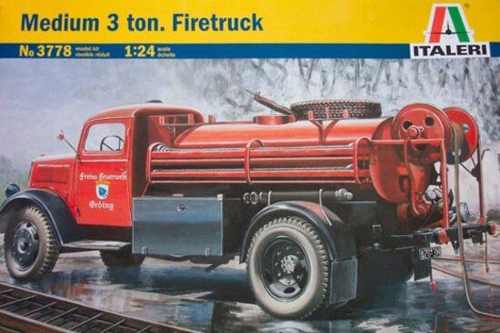 Medium 3ton. Firetruck детальное изображение Автомобили 1/24 Автомобили 1/20