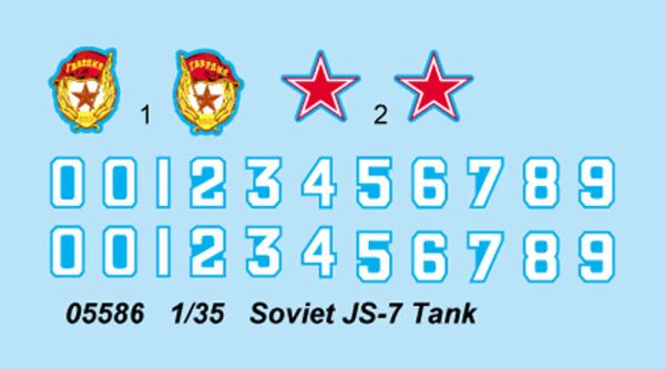 Soviet JS-7 Tank детальное изображение Бронетехника 1/35 Бронетехника