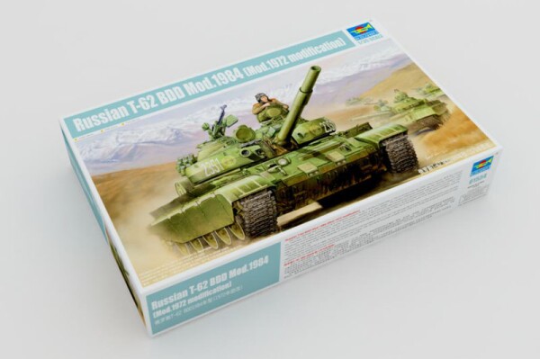 Scale model 1/35 tank T-62 BDD model 1984 (modification model 1972) Trumpeter 01554 детальное изображение Бронетехника 1/35 Бронетехника