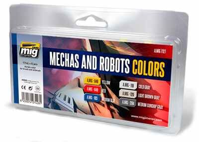 MECHAS AND ROBOTS COLORS детальное изображение Наборы красок Краски