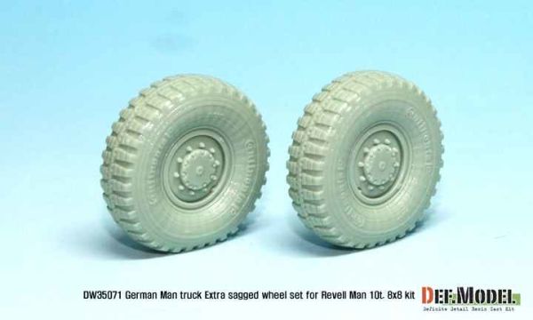 German Man milgl Truck Extra 2ea Sagged Wheel set  детальное изображение Смоляные колёса Афтермаркет