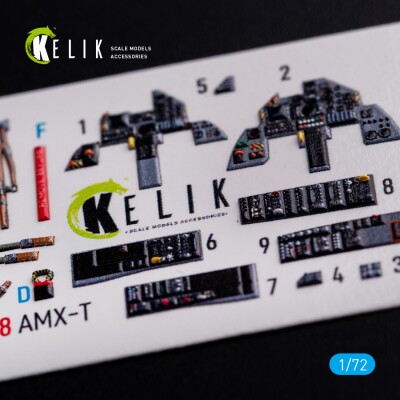 AMX-T 3D interior decal for Italeri kit 1/72 KELIK K72088 детальное изображение 3D Декали Афтермаркет