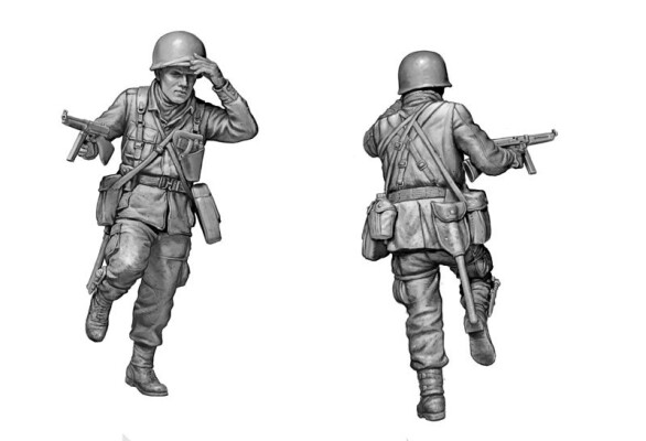 Збірна модель 1/35 Фігури 101-а повітряно-десантна дивізія США - Бастонь, грудень 1944 р. (4 фігури) MasterBox 35253 детальное изображение Фигуры 1/35 Фигуры