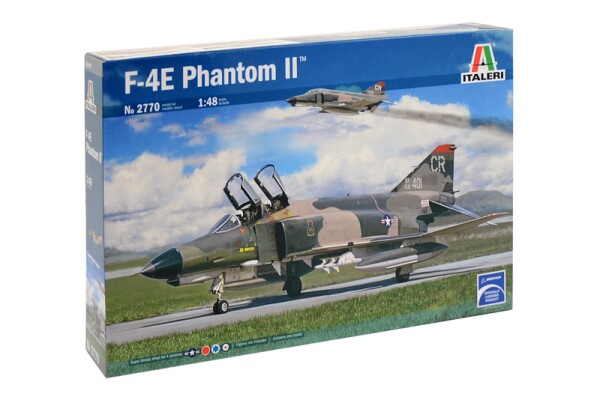 Збірна модель 1/48 Літак F-4E Phantom II Italeri 2770 детальное изображение Самолеты 1/48 Самолеты