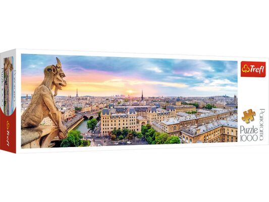 Puzzle View from Notre Dame de Paris 1000pcs детальное изображение 1000 элементов Пазлы