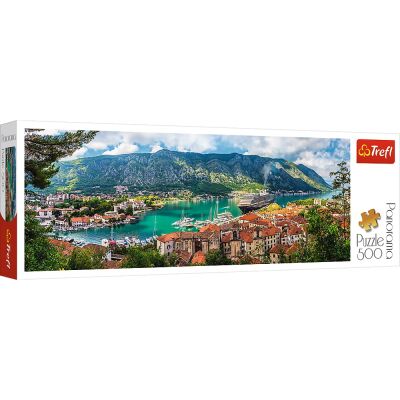 Пазли Панорама: Котор Чорногорія 500шт детальное изображение 500 элементов Пазлы