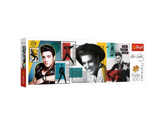 Puzzle Panorama: Elvis Presley 500pcs детальное изображение 500 элементов Пазлы