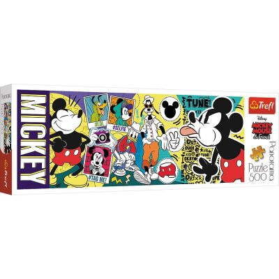 Puzzle Panorama: Legendary Mickey Mouse 500pcs детальное изображение 500 элементов Пазлы