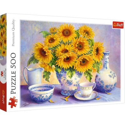 Puzzle Sunflower 500pcs детальное изображение 500 элементов Пазлы