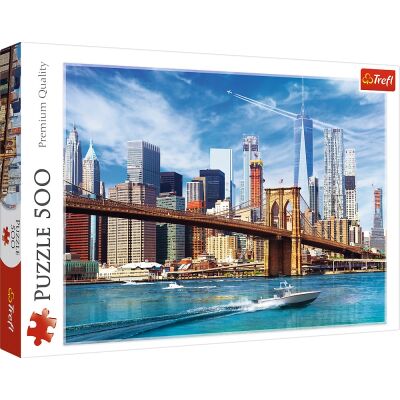 Puzzle View of New York: USA 500pcs детальное изображение 500 элементов Пазлы