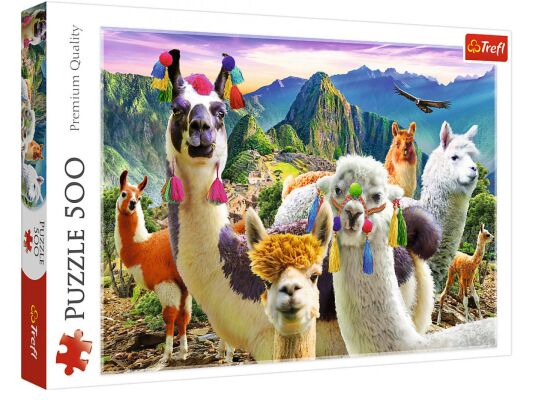 Puzzle Llama 500pcs детальное изображение 500 элементов Пазлы