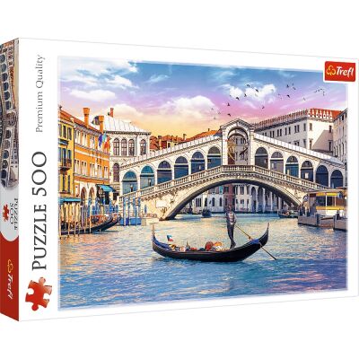 Puzzle Rialto Bridge: Venice 500pcs детальное изображение 500 элементов Пазлы