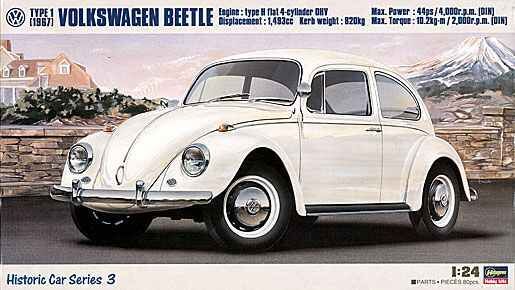 Volkswagen beetle 1967 детальное изображение Автомобили 1/24 Автомобили