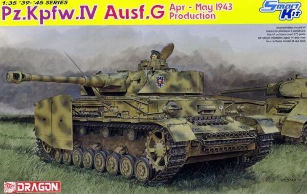 Німецький середній танк Pz.Kpfw. IV Ausf. G детальное изображение Бронетехника 1/35 Бронетехника