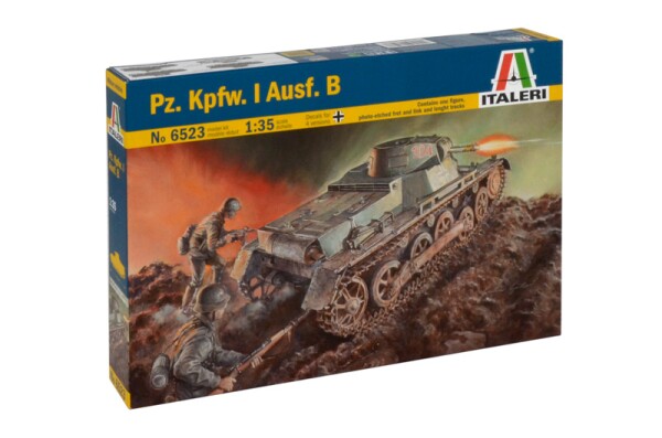 Збірна модель 1/35 Танк Pz. Kpfw. I Ausf. B Italeri 6523 детальное изображение Бронетехника 1/35 Бронетехника