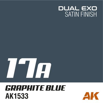 Dual exo 17a – graphite blue 60ml детальное изображение AK Dual EXO Краски
