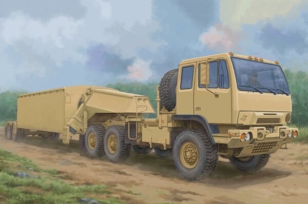 Збірна модель 1/35 Військовий тягач M1088 Tractor Trumpeter 01098 детальное изображение Автомобили 1/35 Автомобили