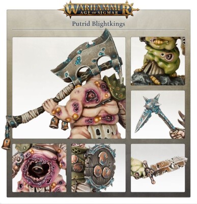 MAGGOTKIN OF NURGLE: PUTRID BLIGHTKINGS детальное изображение Нурглиты  Хаос