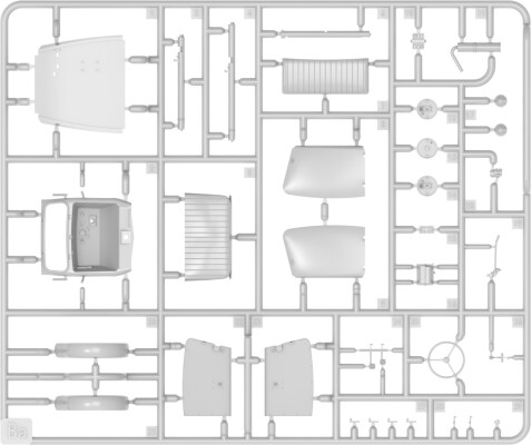 Сборная модель 1/35 Фургон Tempo A400 Miniart 38053 детальное изображение Автомобили 1/35 Автомобили