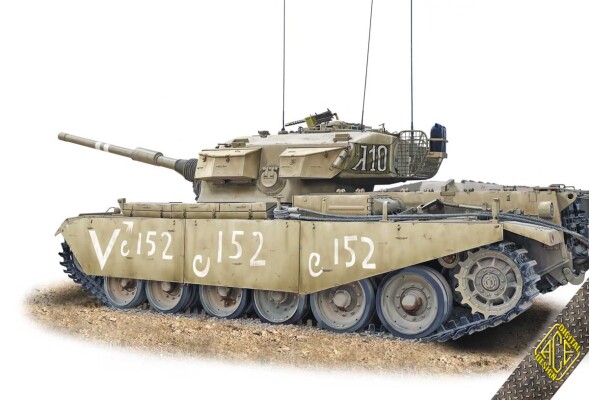 Scale model 1/72 Tank Centurion IDF Shot Kal Alef 1973 ACE 72439 детальное изображение Бронетехника 1/72 Бронетехника