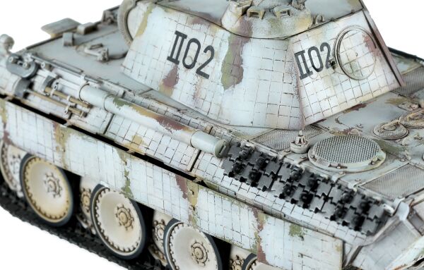 Сборная модель 1/35 Немецкий средний танк Пантера Ausf. A Менг TS-046 детальное изображение Бронетехника 1/35 Бронетехника