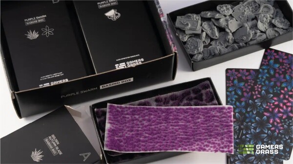 Набір для декорування підставок фіолетовий рій Purple Swarm Basing Box Gamers Grass GGSB-PSBB детальное изображение Наборы деталировки Диорамы