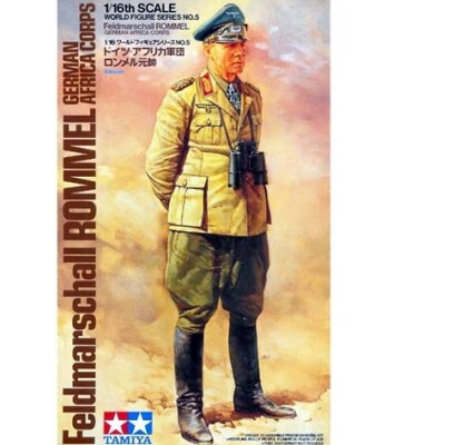 Сборная модель 1/16 Фигура Фельдмаршал Роммель (Германский Африканский корпус) Tamiya 36305 детальное изображение Фигуры 1/16 Фигуры