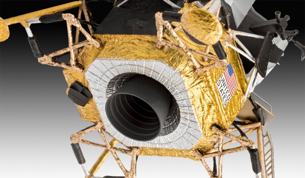 Збірна модель 1/48 Apollo 11 Lunar Module &quot;Eagle&quot; 50th Anniversary Moon Landing Revell 03701 детальное изображение Космос 