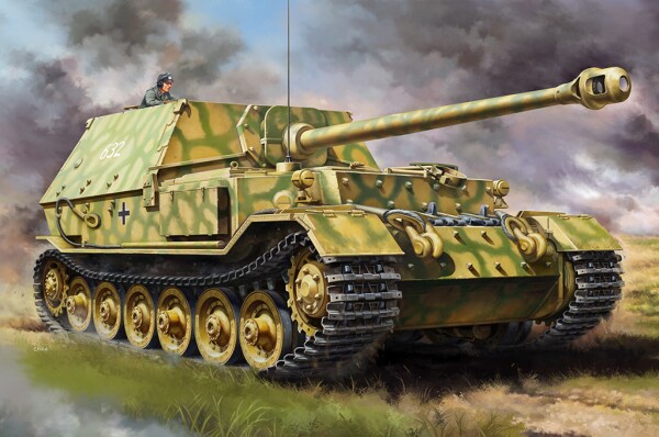 Збірна модель 1/16 Німецька Sd.Kfz 184 Ferdinand Trumpeter 00964 детальное изображение Бронетехника 1/16 Бронетехника