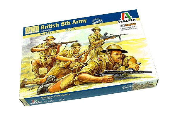 WWII British 8th Army детальное изображение Фигуры 1/72 Фигуры