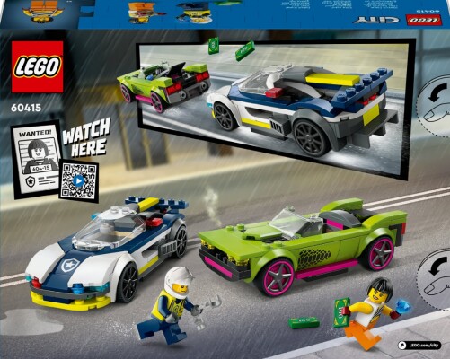 Constructor LEGO City Police car chase muscle car 60415 детальное изображение City Lego