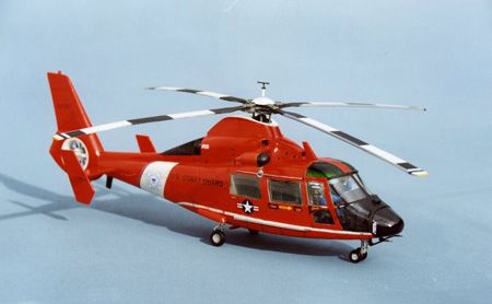 Збірна модель гелікоптера HH-65A Dolphin детальное изображение Вертолеты 1/48 Вертолеты