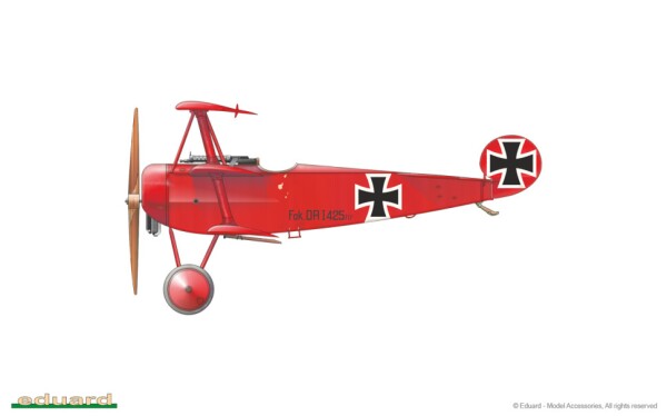 Scale model 1/48 Triplane Fokker Dr.I Eduard 8162 детальное изображение Самолеты 1/48 Самолеты