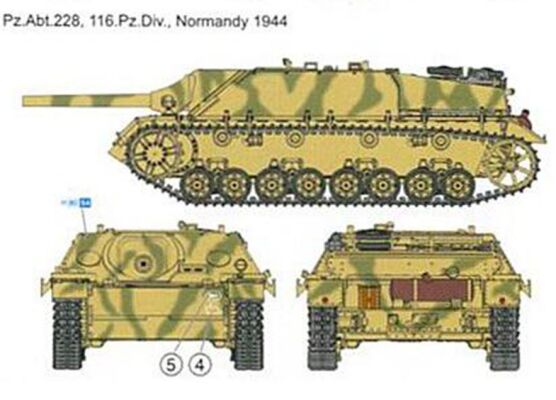 Збірна модель 1/35  Німецький танк Ягдпанцер IV L48 Border Model BT-016 детальное изображение Бронетехника 1/35 Бронетехника