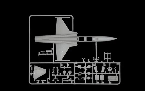 Сборная модель 1/72 Самолет F-5F Тигр II Италери 1382 детальное изображение Самолеты 1/72 Самолеты