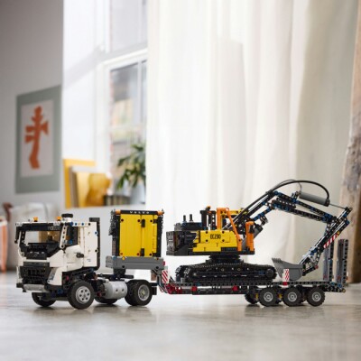 Constructor LEGO Volvo FMX Truck and EC230 Electric Excavator 42175 детальное изображение Technic Lego