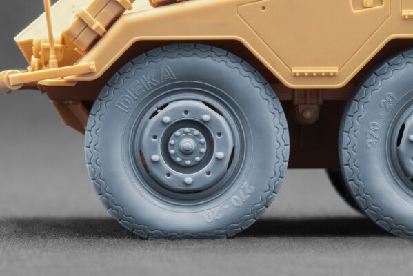 Набір коліс (з деформацією) для Sd.Kfz. 234 Puma v3 від Dragon, Miniart, RFM, Italeri, AK Interactive ScaleX WW-35012W детальное изображение Колёса Афтермаркет