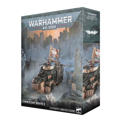 Игровой набор Warhammer 40000 - ASTRA MILITARUM - COMMISSAR GRAVES детальное изображение Имперская Гвардия Армии Империума