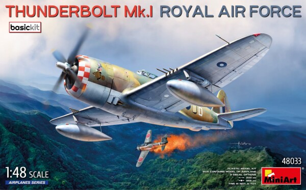 Збірна модель 1/48 Літак Thunderbolt Мк. Королівські ВПС MiniArt 48033 детальное изображение Самолеты 1/48 Самолеты