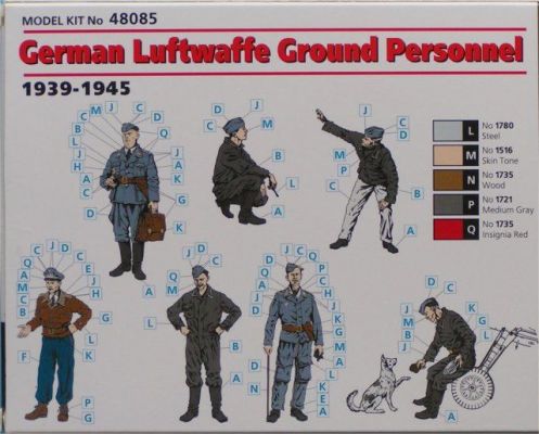 Наземний персонал ВПС Німеччини (1939-1945 р.) детальное изображение Фигуры 1/48 Фигуры