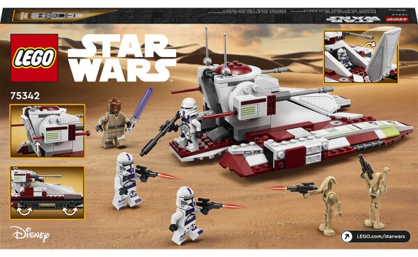 LEGO Star Wars Republic Fighter Tank 75342 детальное изображение Star Wars Lego