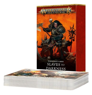 AGE OF SIGMAR: WARSCROLL CARD - SLAVES TO DARKNESS (ENG) детальное изображение Рабы Тьмы Хаос