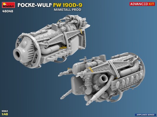 Збірна модель 1/48 Літак Focke Wulf Fw-190 D-9 - Mimetall Produciotn Miniart 48048 детальное изображение Самолеты 1/48 Самолеты